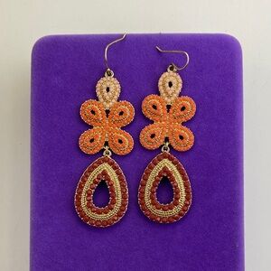 💛 925 Stella & Dot Capri Chandelier Earrings | Designer Boho Style